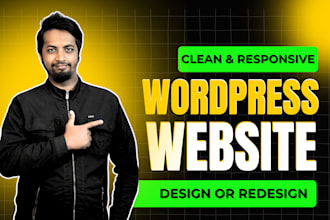 create a responsive wordpress website design or redesign for your business