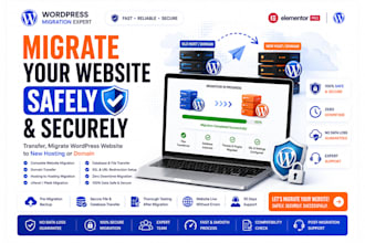 transfer, migrate wordpress website to new hosting or domain