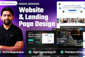 redesign website UI UX in figma for better conversions