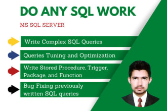 do sql query optimization