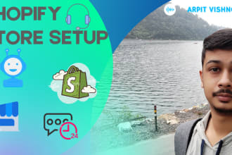 build shopify store or dropshipping ecommerce store
