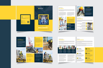 design company profile, brochure, booklet, annual report