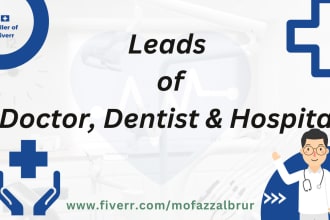 generate leads of doctors, dentists, and hospitals