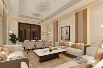create realistic 3d interior rendering and room visualization