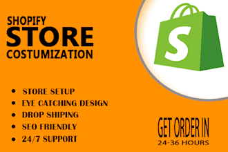 create and launch shopify dropshiping store