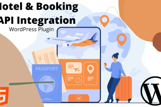 integrate travel and hotel booking rest API with wordpress