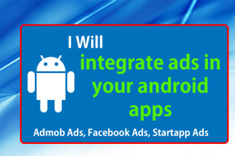 implement admob, facebook, applovin or any ad in android app