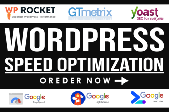 optimize wordpress website speed for pagespeed insights, gtmetrix, lighthouse