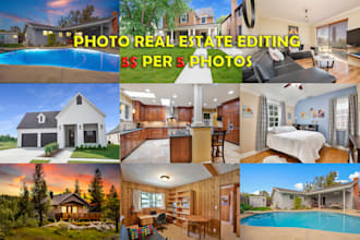 do real estate editing  single or numerous exposure