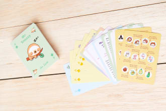 design simple cute games card, playing card, board game