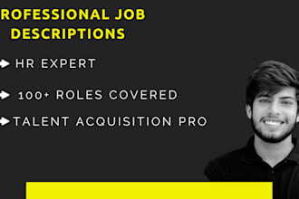 write professional job descriptions and job postings that attract top talent