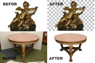 create clipping path your product images and bg remove, photo resizing
