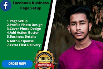 set up and promote facebook business page creation, fan page creation
