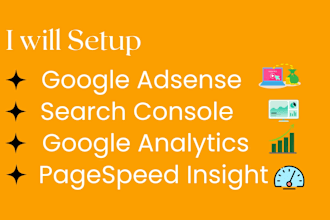 setup google adsense, analytics, search console, pagespeed insights in wordpress