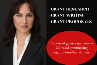 write your grant proposal