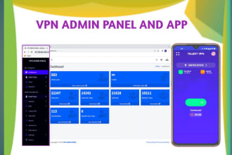 provide vpn admin panel with app