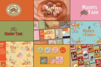 design minimal, vintage, feminine logo and brand identity for your business