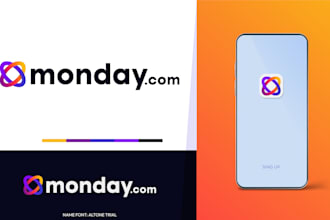 do tech modern software crypto logo design for your business