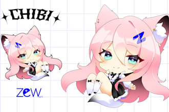 draw cute chibi anime