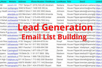 do targeted b2b lead generation by finding valid information