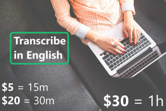 transcribe your video and audio into text