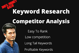do deep SEO keyword research and competitor analysis