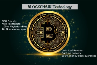 write cryptocurrency and blockchain related content