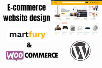 develop ecommerce website with martfury wordpress theme