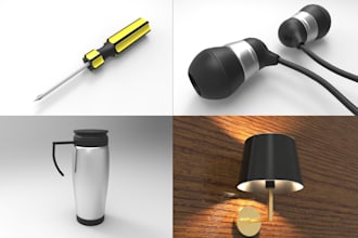 3d product modeling and photo realistic rendering