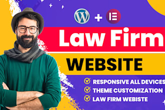 make wordpress lawyer attorney, law firm, and notary website