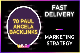 do 70 high da paul angela profile backlinks