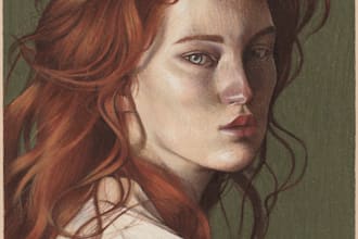 draw a realistic pencil portrait