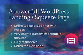 design creative landing page
