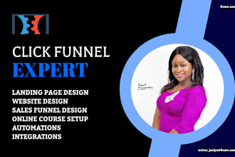 build sales funnel in gohighlevel, clickfunnels, systeme io, landing page design