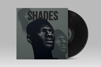 design album, music, song cover artwork in 24 hours