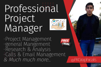 be the your project manager