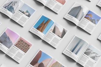 design, layout magazine, newspaper in adobe indesign