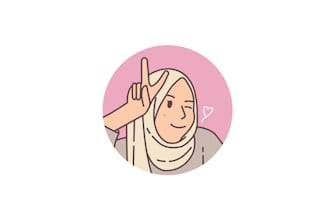 a minimalis avatars from your photo