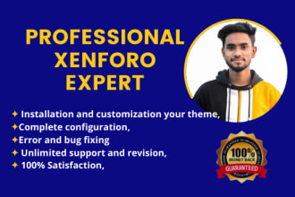 install and customize xenforo community forum for you