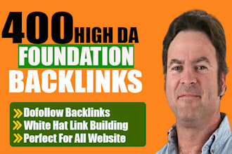 manual 400 high da white hat foundation dofollow SEO backlinks link building