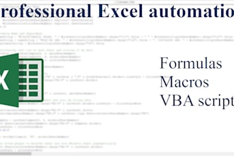 create and automate your excel spreadsheet