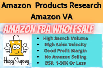do amazon fba wholesale product research