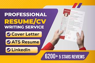 provide professional ats resume writing and cover letter writing service