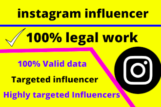 find the best instagram influencer for influencer marketing