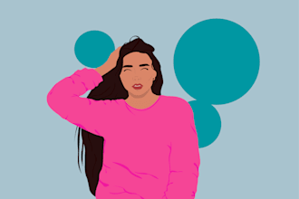 draw a stylish illustration for you from a photo