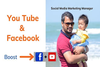 provide facebook and you tube ads services for you
