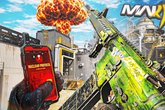 create eye catching call of duty modern warfare 4 thumbnails