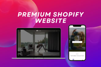 create your premium shopify store design