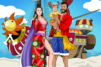 turn you into one piece family