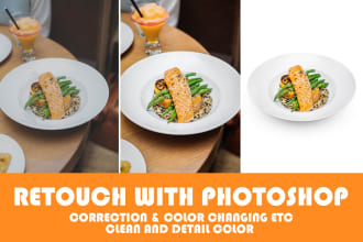 edit and retouch food photo professionally
